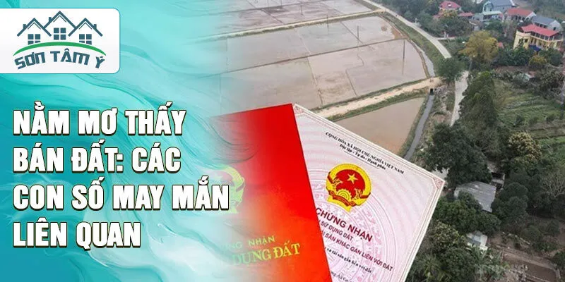 Nằm mơ thấy bán đất: các con số may mắn liên quan